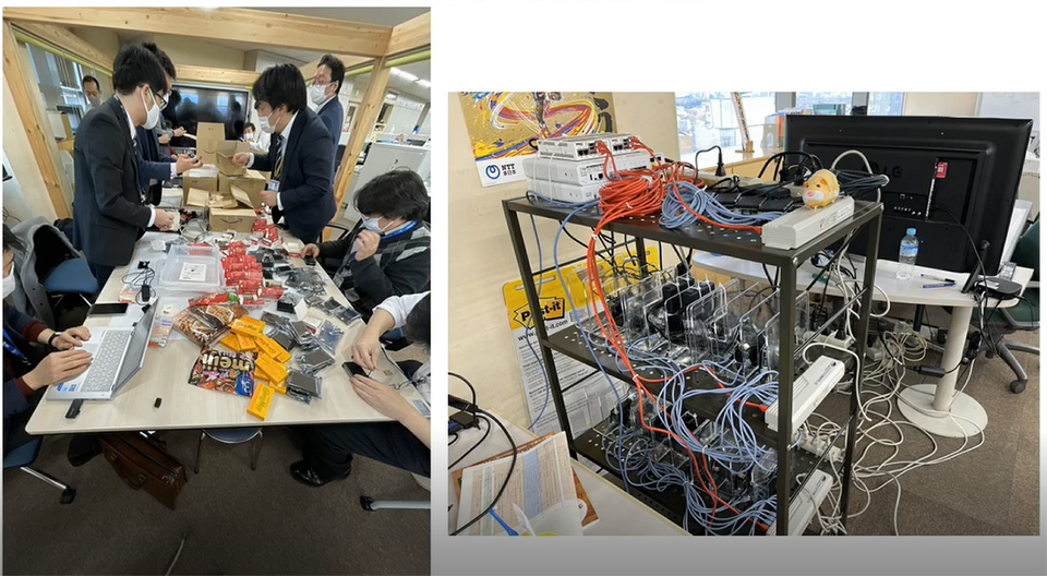 図5 NTT東日本での試行錯誤のシーン