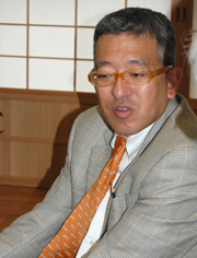 写真3 真野浩氏〔UBC取締役〕
