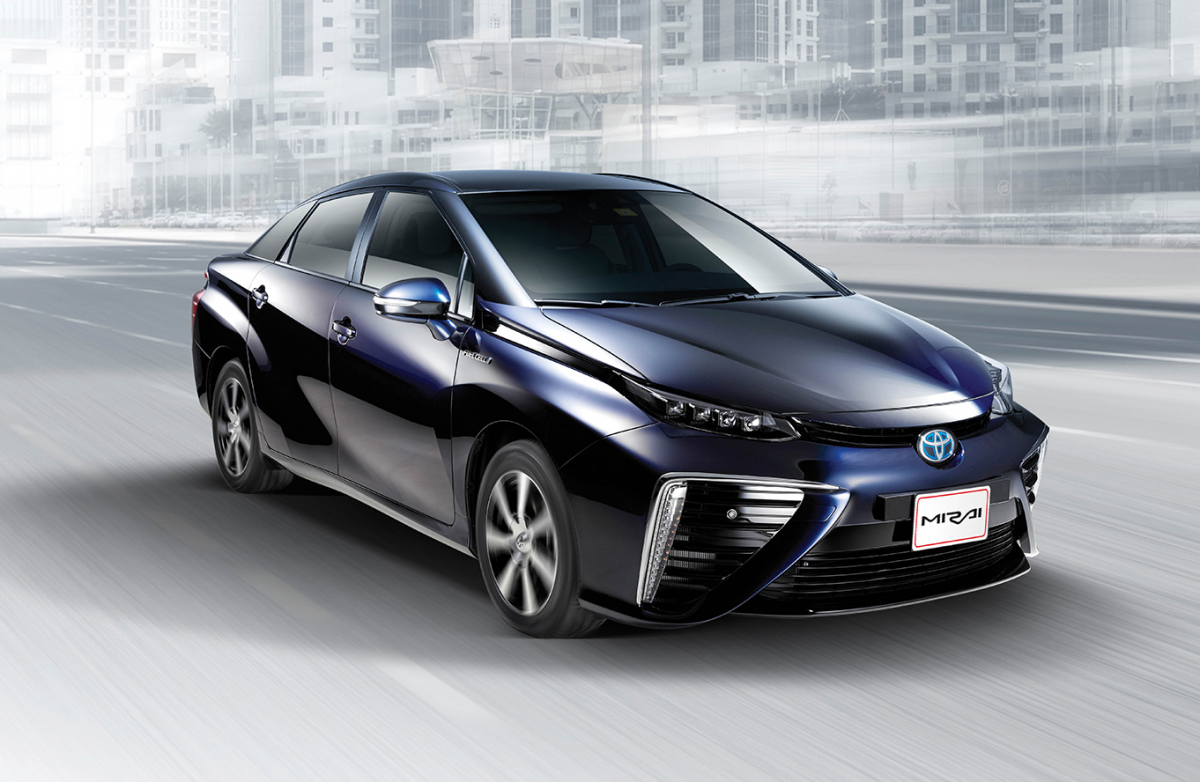 図 トヨタ自動車の燃料電池車「MIRAI」