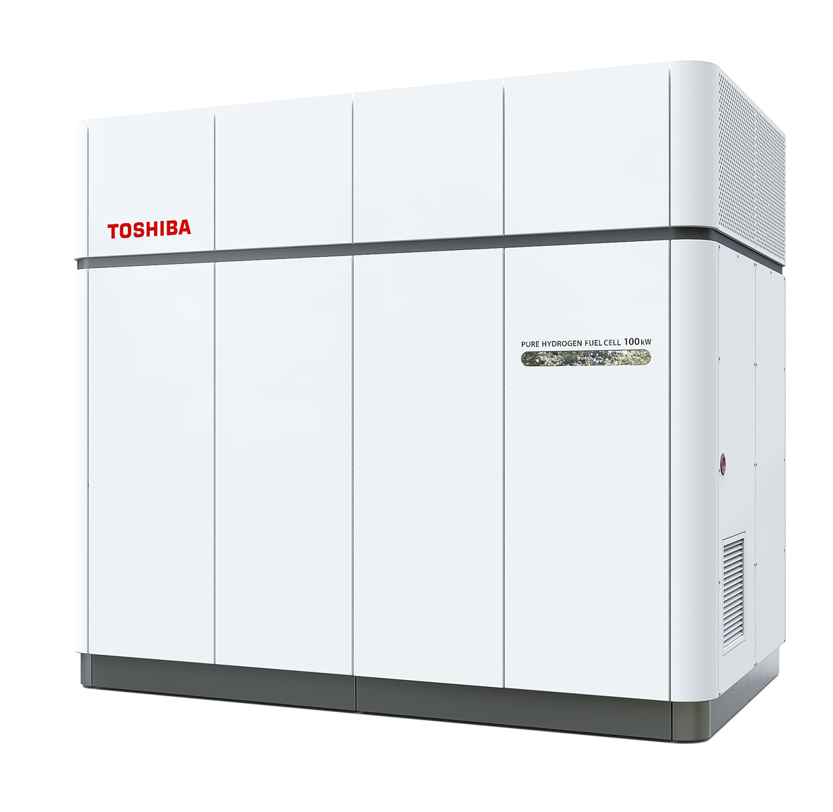 図　東芝の純水素燃料電池。出力は100kW