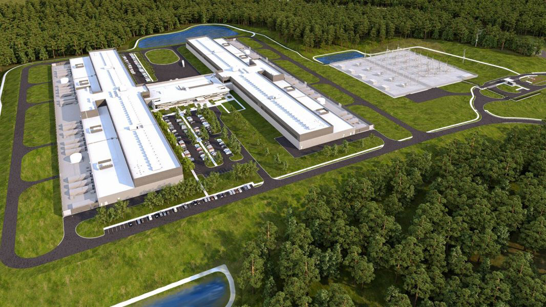 図　「Newton Data Center」の完成予想図